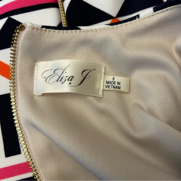 ELIZA J Geo Print Sheath Bodycon Dress - Picture 10 of 10